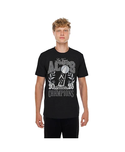 New Era Men's Black Las Vegas Aces 2025 Wnba Finals Champions Boxy Vintage T-Shirt