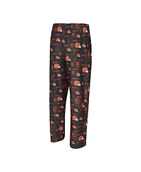 Concepts Sport Men's Brown Cleveland Browns Mosaic All Over Print Pants