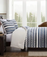 Eddie Bauer Shelton Fair Isle Plush 2-Pc. Comforter Set, Twin