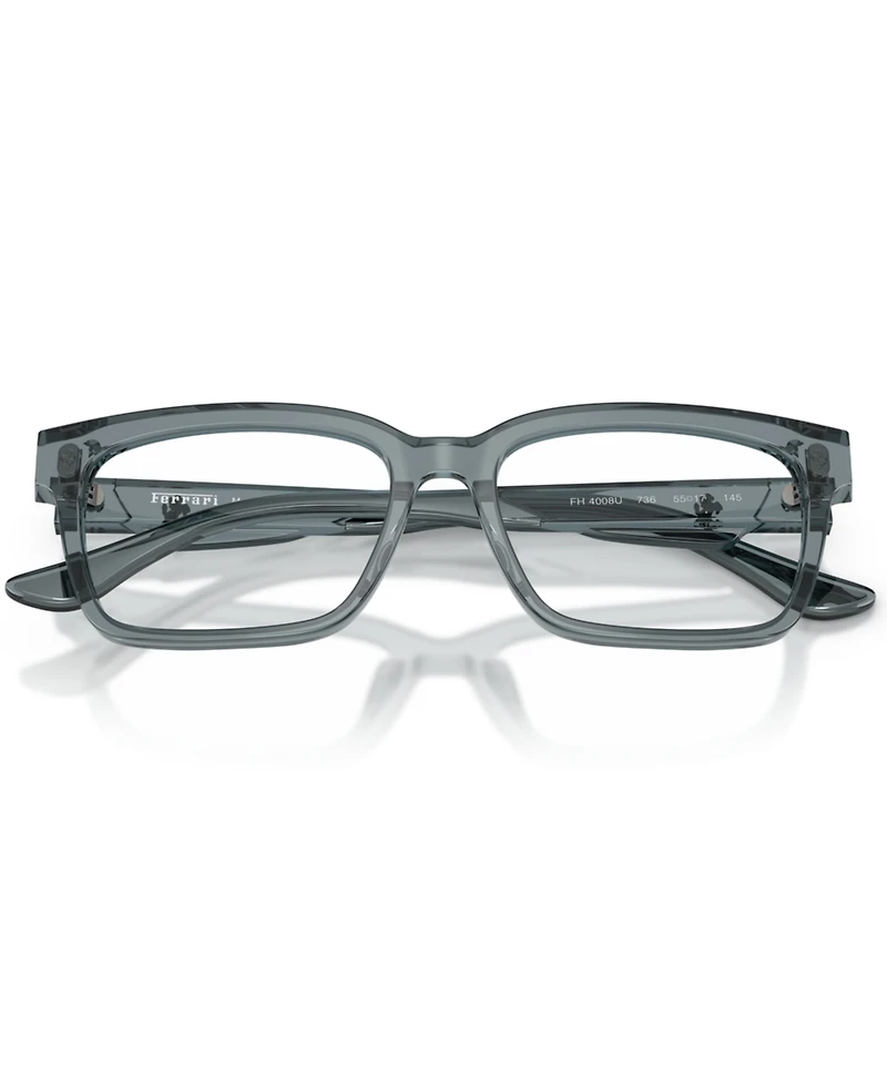 Scuderia Ferrari Men's Square Eyeglasses, FH4008U
