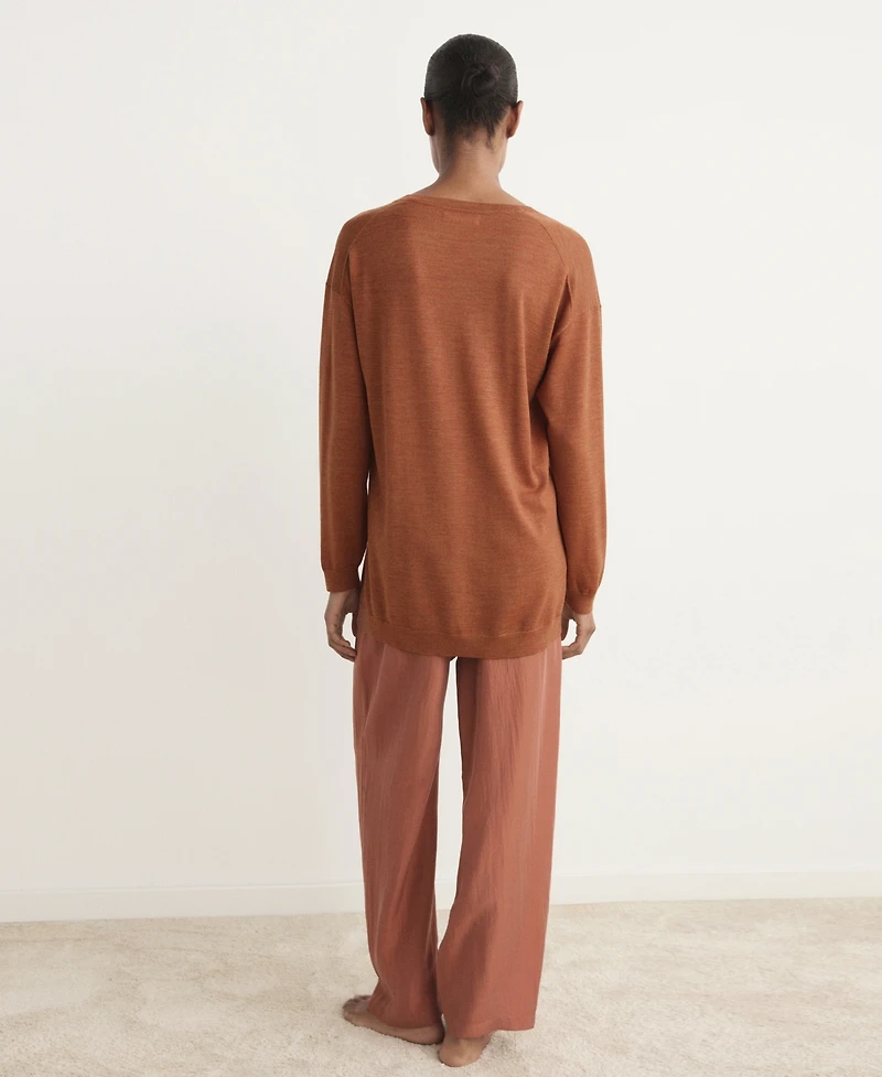 Mango Women's Wool Pajama Sweater