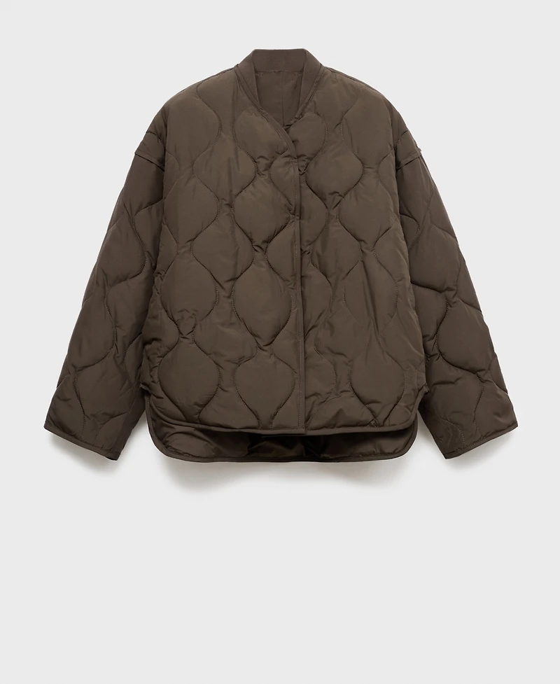 Mango Women's Oversize Quilted Anorak