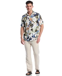 Cubavera Men's Water-Color Painting Print Classic-Fit Shirt