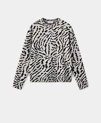 Mango Women's Animal Print Sweater