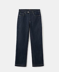 Mango Women's Placket Straight Jeans