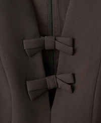 Mango Women's Bows Detail V-Neck Blouse