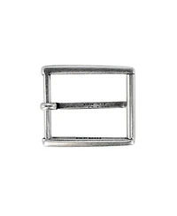 Trafalgar Men's 35mm Rectangular Classic Solid Brass Roller Harness Belt Buckle
