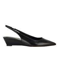 Calvin Klein Women's Mavalyn Tapered Low Wedge Slingback Pumps