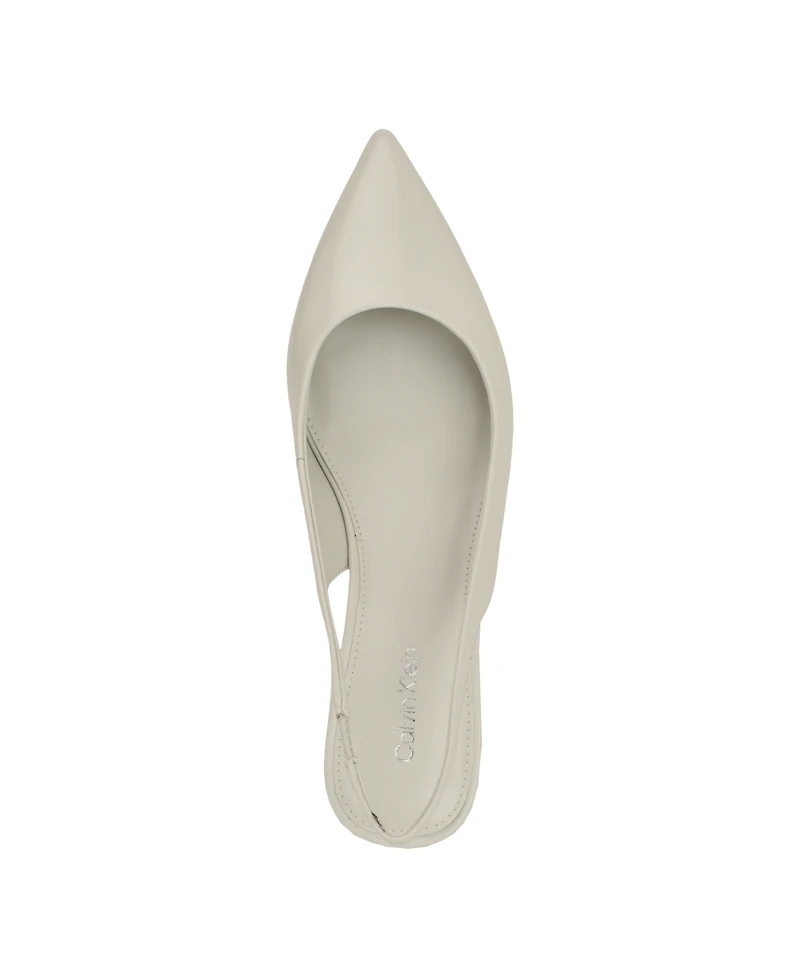 Calvin Klein Women's Mavalyn Tapered Low Wedge Slingback Pumps