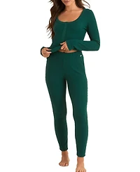 Adore Me Women's Kathy Waffle Pajama Set