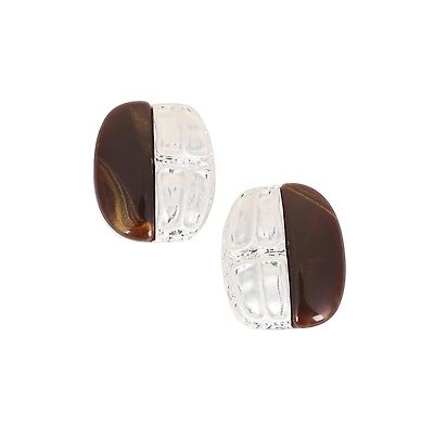 Women's The Nefertiti Statement Earrings - Antique Silver