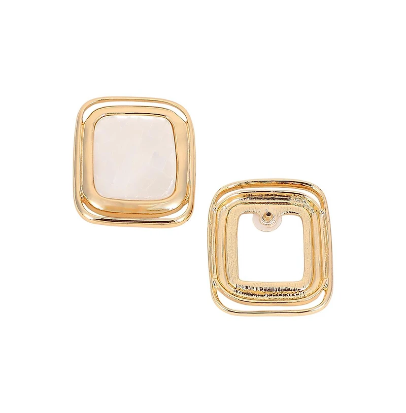 Women's The Moziac-Quad Statement Earrings - California Gold