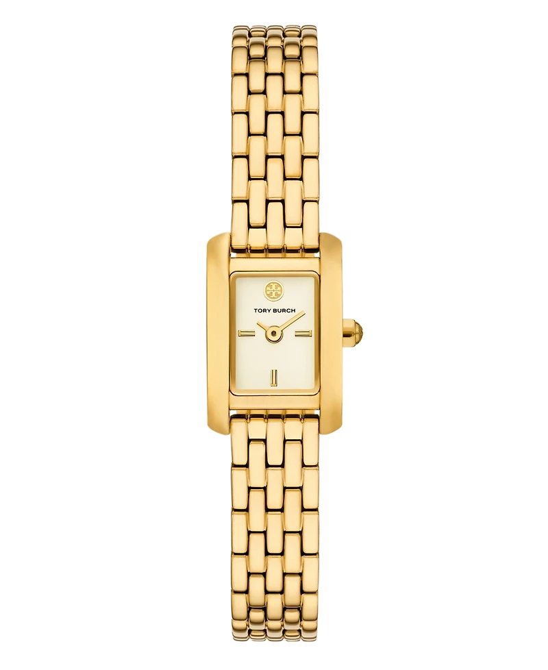 Tory Burch Women's The Eleanor Gold-Tone Stainless Steel Double Wrap Bracelet Watch, 20mm