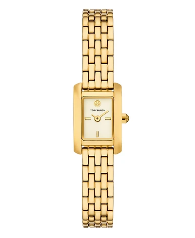 Tory Burch Women's The Eleanor Gold-Tone Stainless Steel Double Wrap Bracelet Watch, 20mm