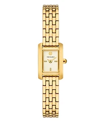 Tory Burch Women's The Eleanor Gold-Tone Stainless Steel Double Wrap Bracelet Watch, 20mm