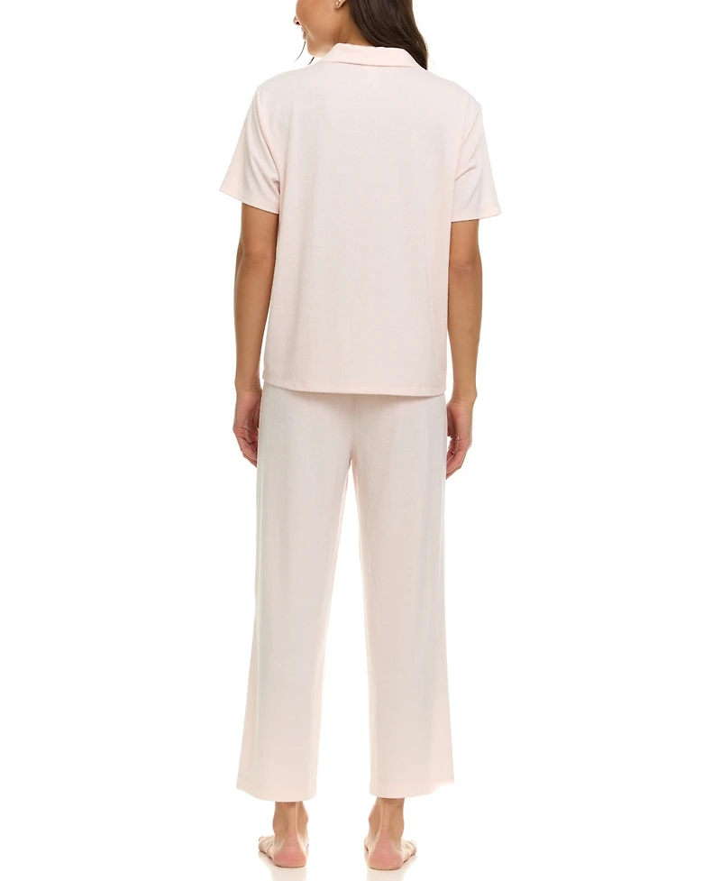 Flora by Flora Nikrooz Women's Luisa Short Sleeve Pajama Set