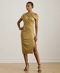 Lauren Ralph Women's Ruched Sheath Dress