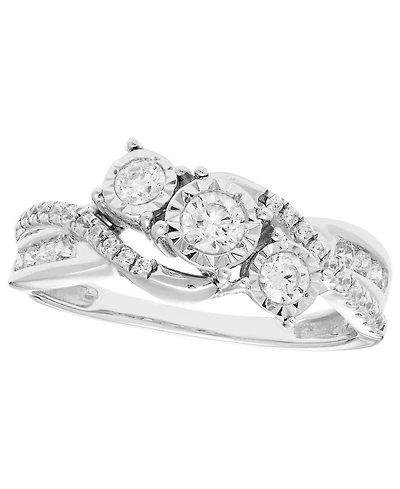 Macy's Diamond Ring (1/2 ct. t.w.) 10K Yellow Gold (also White Gold)