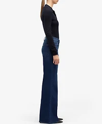 7 For All Mankind Women's Ultra High-Rise Wide Leg Jeans