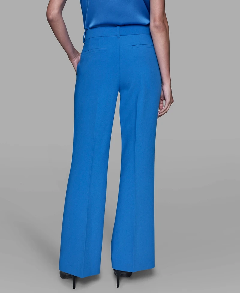 Karl Lagerfeld Paris Women's Flared Invisible Zipper Pants