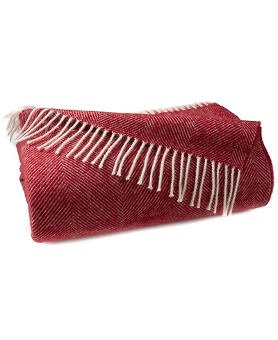 Southampton Home Shetland Lambswool Herringbone Throw, 55" x 72"