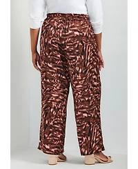 Avenue Women's Elly Wide Leg Pull On Pant