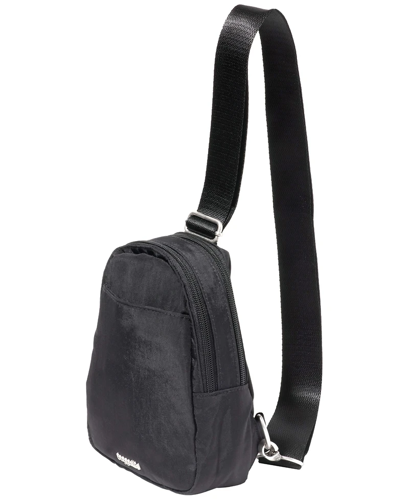 Baggallini Mini Double Zip Sling Bag