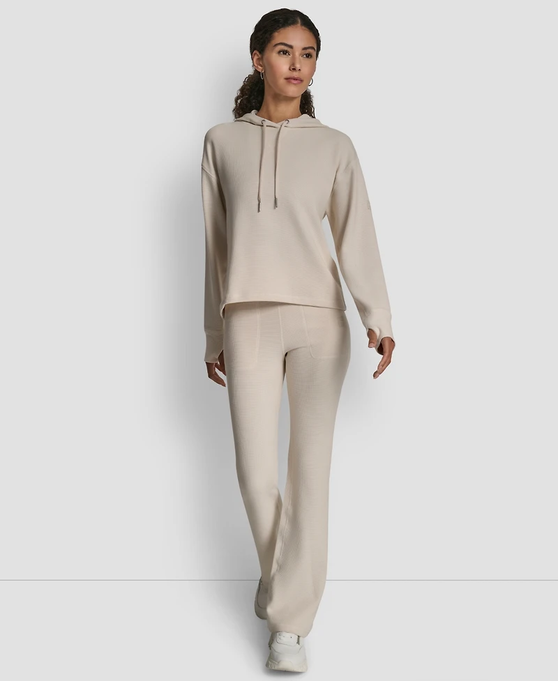 Dkny Women's Transcend Thermal Pull-On Hoodie