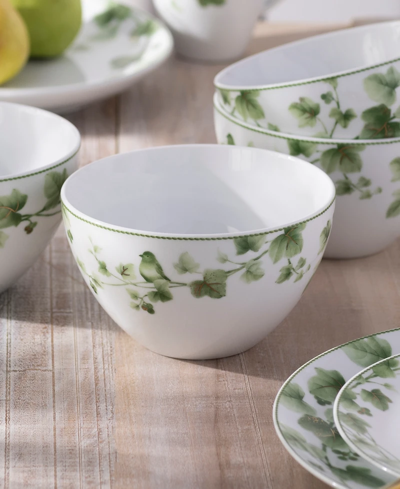 Noritake Ivy Whisper Cereal Bowls, Set of 4
