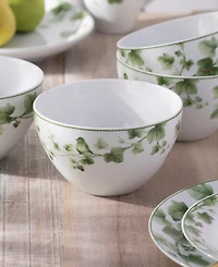 Noritake Ivy Whisper Cereal Bowls, Set of 4