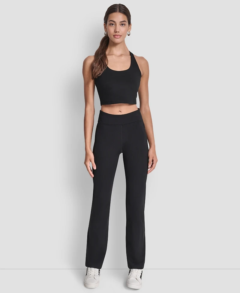 Dkny Women's High Waist Bootcut Pants