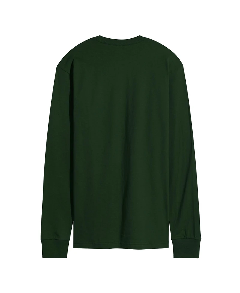 Airwaves Men's Wicked Part 2 Ripped Logo Graphic Printed Long-Sleeve T-Shirt