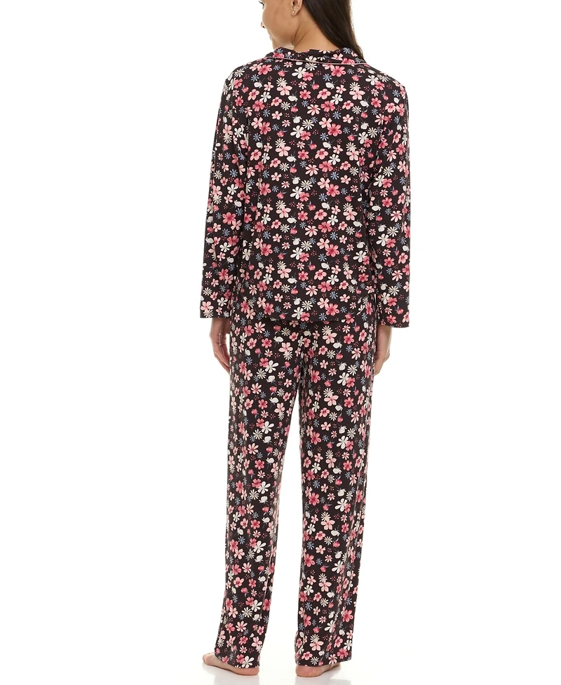 Flora by Nikrooz Women's Lindsey Floral Pajama Set
