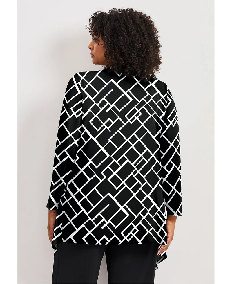 Avenue Women's Plus Cardigan with Tank Duet Sweaters