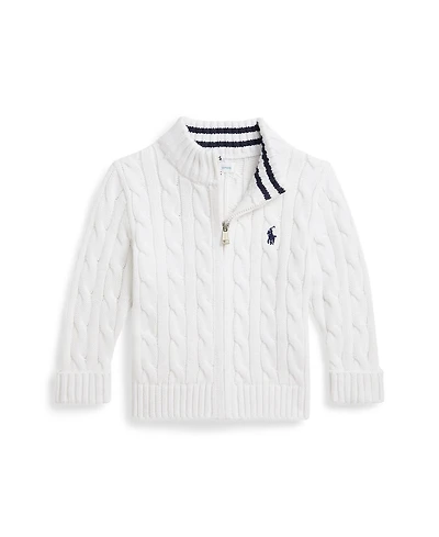Polo Ralph Lauren Baby Boys Cable Full-Zip Sweater