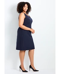 Avenue Women's Plus Cool Hand Sleeveless Dress