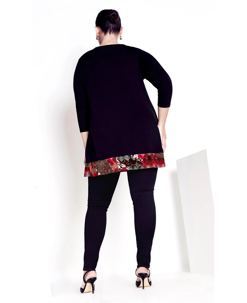 Avenue Women's Plus Alex Tunic Top
