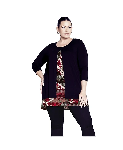 Avenue Women's Plus Alex Tunic Top