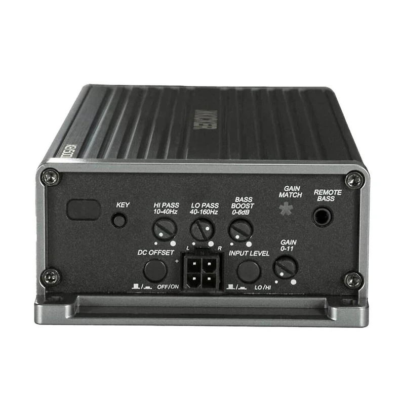 Kicker 47KEY5001 Smart Mono Amplifier 500W Class D Compact Car Audio Amp