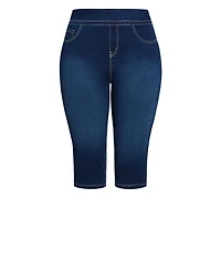 Avenue Women's Butter Denim Lattice Jean