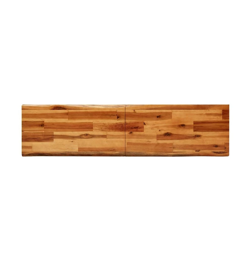 Bench with Live Edge 55.1" Solid Wood Acacia