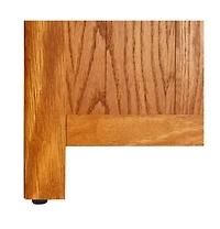Bookcase 17.7"x8.9"x32.3" Solid Oak Wood