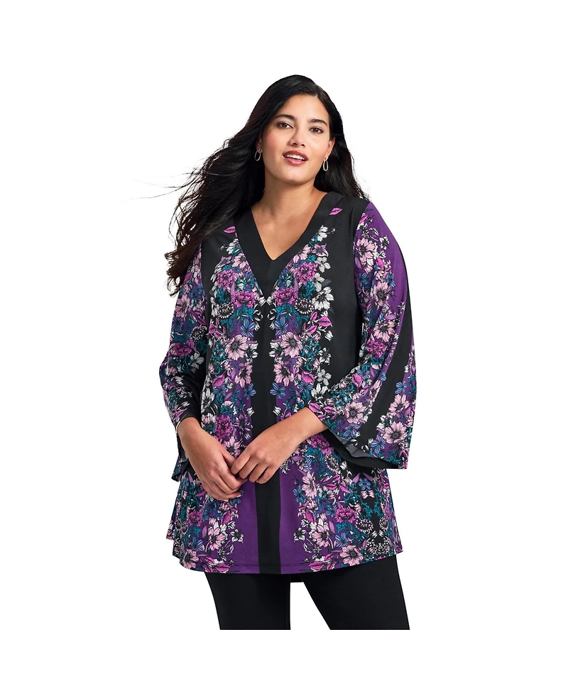 Avenue Women's Broadway Bell Sleeve Tunic