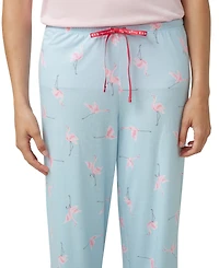 Hue Women's Flying Flamingoes Long Pajama Pant