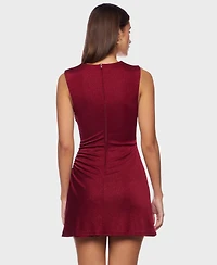 B Darlin Women's Slinky Side Ruched Dress