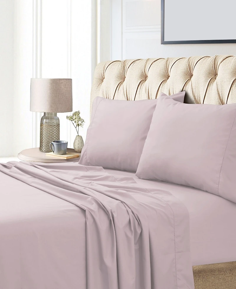 Tribeca Living Egyptian Cotton Sateen 800 Thread Count Extra Deep Pocket Queen Sheet Set
