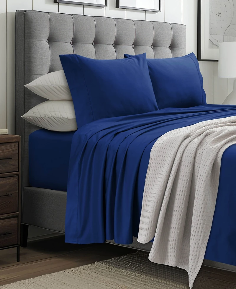 Tribeca Living 1000-Thread Count Cotton Sateen 2-Pc. Pillowcase Set