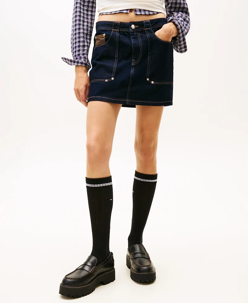 Tommy Jeans Women's Denim Mini Skirt