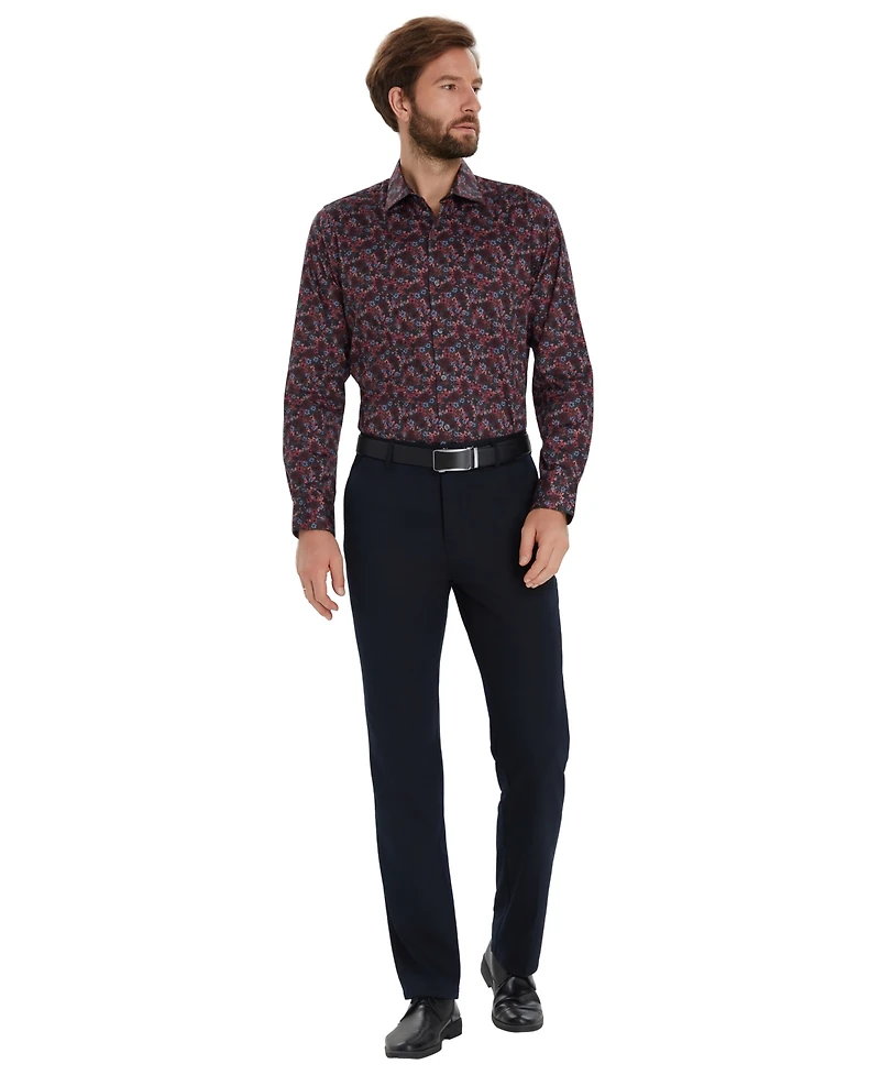 Bar Iii Men's Casa Floral Printed Dress Shirt, Macy's Exclusive