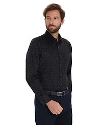 Bar Iii Men's Leopard Printed Long-Sleeve Dress Shirt, Macy's Exclusive